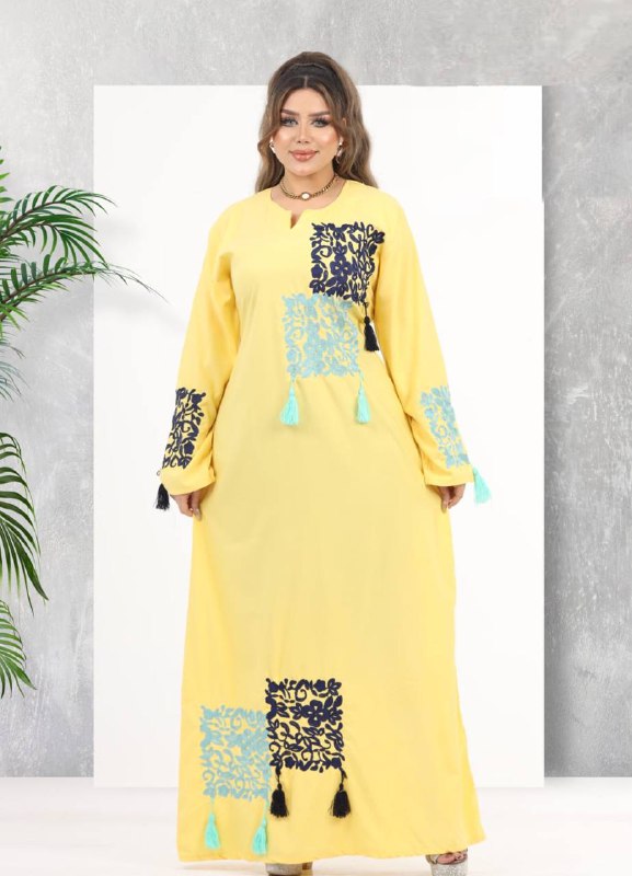 Women's Cotton Jalabiya Code A107