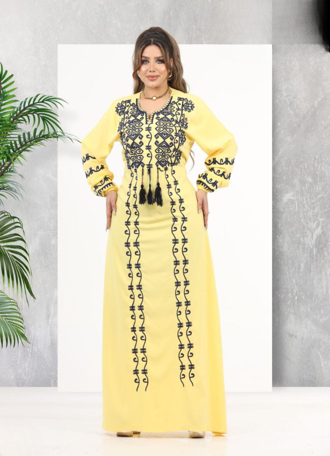 Women's Cotton Jalabiya Code A1036